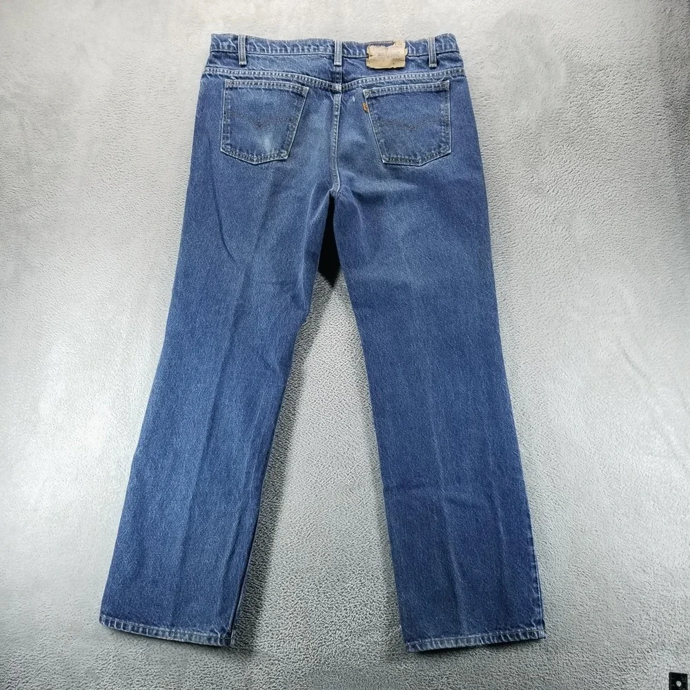 VTG‎ Levis 517 Jeans Mens 40x32 Blue Bootcut Made in Canada 70s Orange Tab